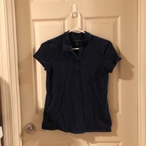 D kohl's crafts & burrow's | navy blue polo shirt